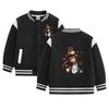 Kids' Versatile Baseball Jacket: Stylish Medium-Thick Outerwear for Boys and Girls - Medium to Large Sizes for Spring, Autumn, Winter
