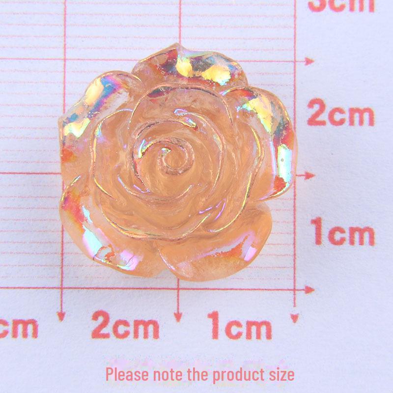 Новый набор аксессуаров из смолы «Кристаллический золотой цветок» для самостоятельного изготовления чехлов для телефонов, украшений и заколок для волос