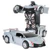 Deformation Robot Car Toy Kids Collision Deformation Small Robot Car Children Boy Birthday Gift