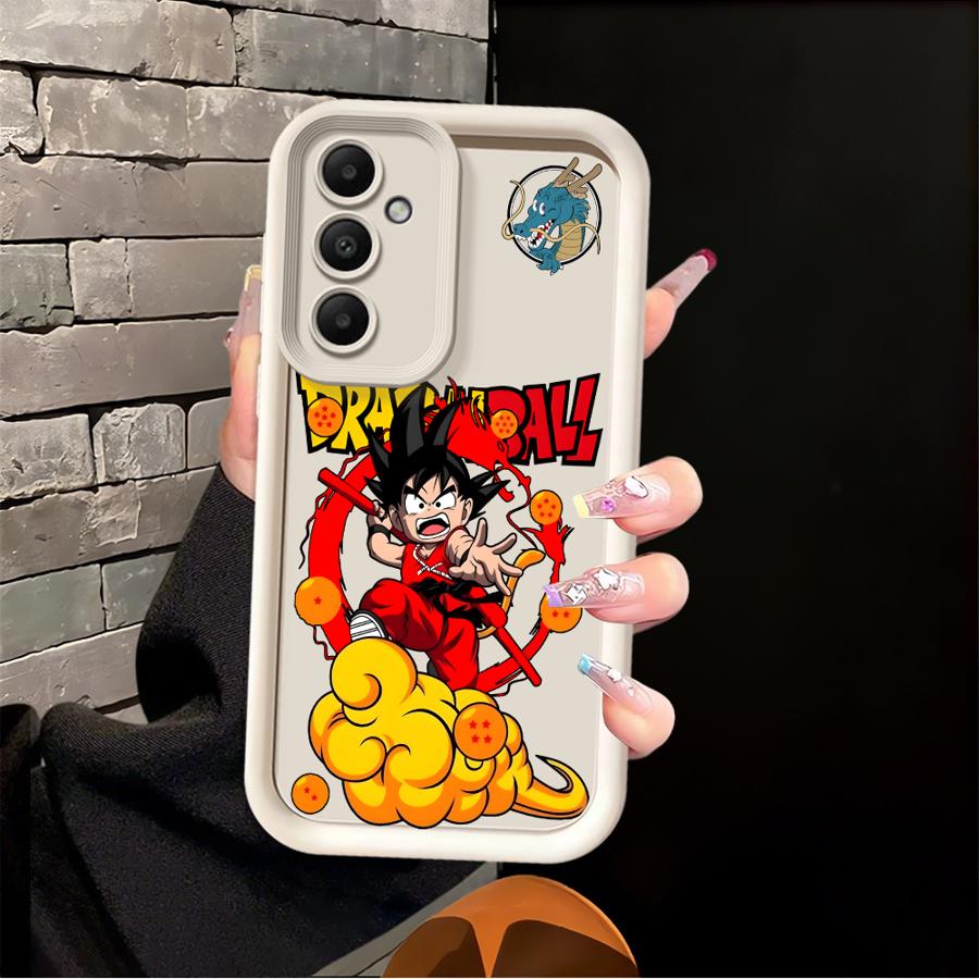 Dragon B-Balls Cute Goku Phone Cover Case for Samsung Galaxy A56 A51 A73 A12 A13 A26 A32 A15 A16 A53 A54 A23 A35 A36 A34 A71 A72