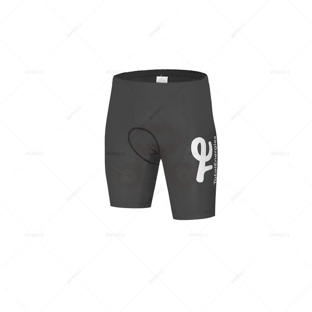 Total Energies 2025 Summer Profession Cycling Sweatshirt Set Men's Short Sleeve Jersey Cycling Clothing Bicycle Maillot Ciclismo