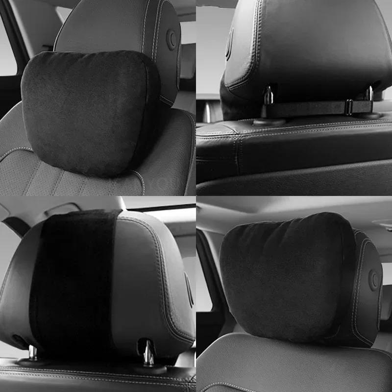 Подголовник автомобильный премиум-качества с поддержкой шеи, сиденье, дизайн Maybach S-класса, мягкий, универсальный, регулируемый, автомобильная подушка, подставка для шеи, подушка