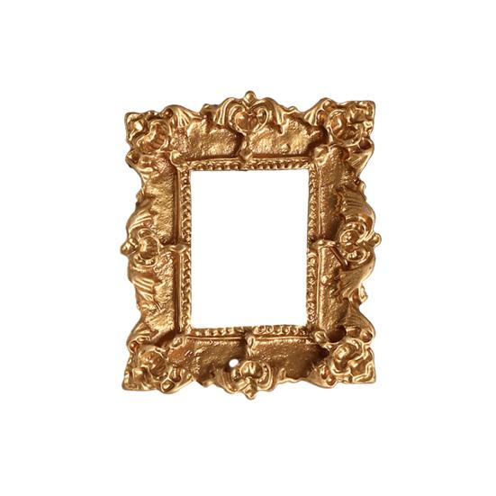 Барокко Мини Рамка для Фото Ретро Маленькая Рамка для Фото Винтаж Крошечная Рамка для Фото Аксессуары для DIY Украшений Чехлов для Телефонов Магнитов на Холодильник Поделки
