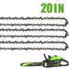 20 Inch Chainsaw Chain 3/8" Saw Chains 72 Drive Link Electric Saw Accessory Chainsaw Saw Chain 0.050" Chain Gauge