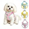 Cartoon Cat Chest Straps Big Eyes Dog Harness and Leash Set Dog Harness Vest  Four Seasons