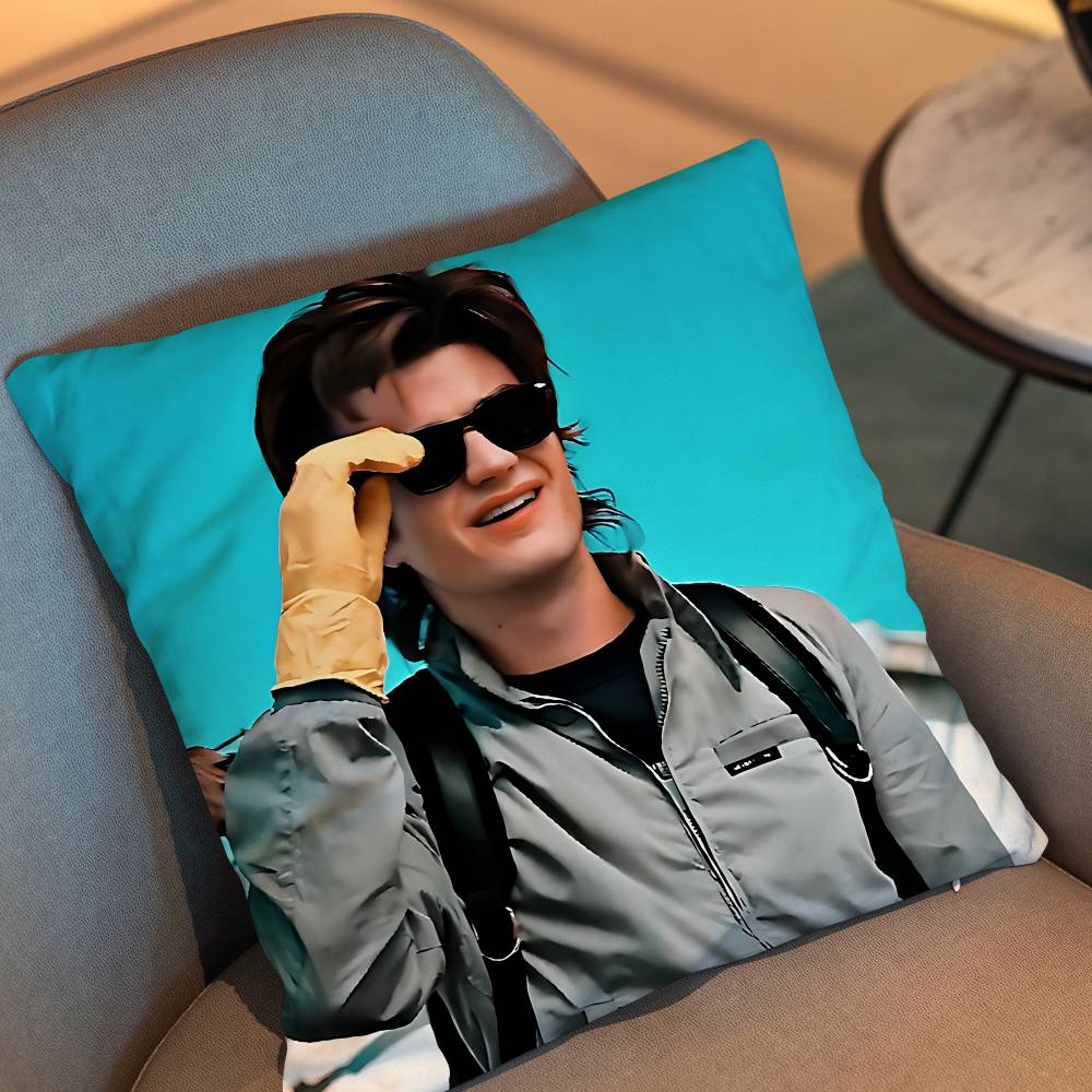 J-Joe Keery Movie Cold Storage Pillow Case Pillow Case Living Room Sofa Cushion Cover Suitable For Home Bedroom Room Decoration