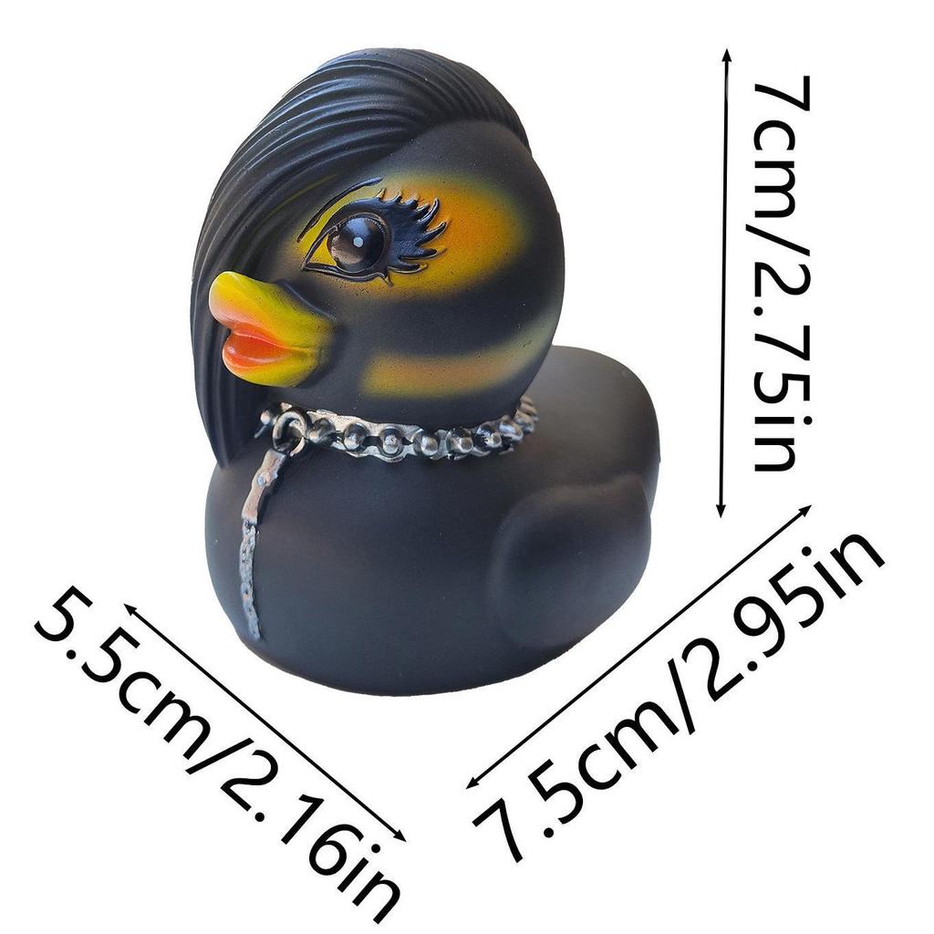 Набор фигурок уток из смолы Duckieville Punk Rock