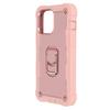 Scratchproof Armor Covers with Stand for   13 Pro   Mobile Phones Armor   Case(Pink Gold )