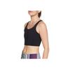 Nike Укороченный топ Yoga Luxe Infinalon, женские топы, черный цвет CJ3666-010