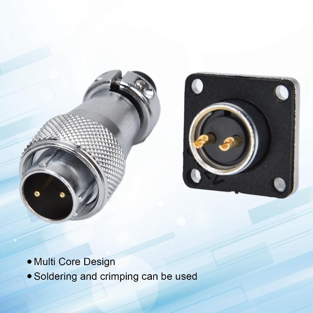 Pure Copper Contacts Aviation Plug Socket AC 500V 10A Power Connector  Industrial Equipment