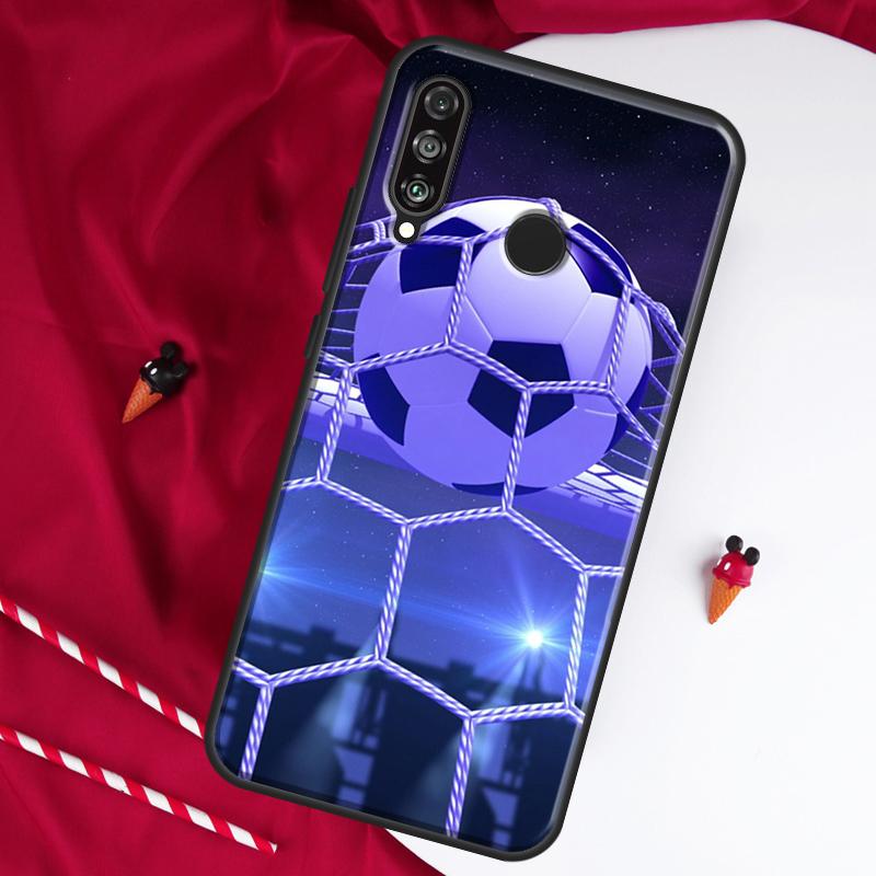 Чехол для Huawei Nova Y61 Y70 Y90 Y60 Y72 Y91 12s 12i 11i 7i 8i 9 10 SE P60 Pro P30 P40 Lite с изображением футбола