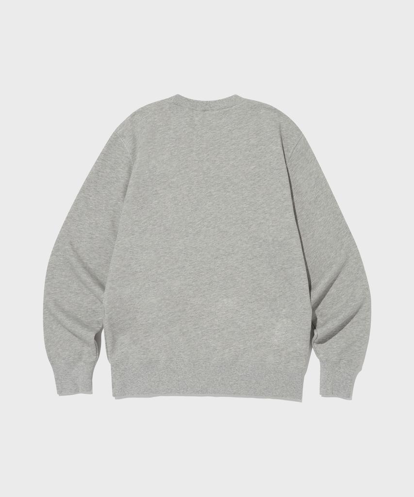 CHAMPION C-Logo Crewneck Sweatshirt Normal Grey