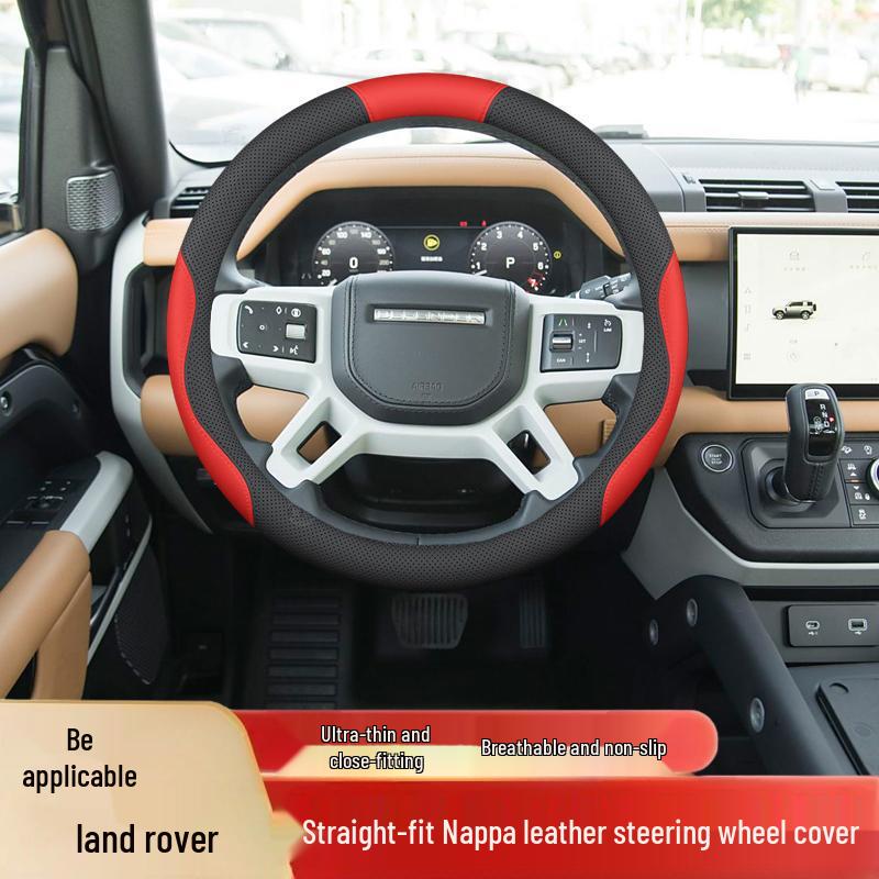 Steering Wheel Cover for Range Rover Evoque, Velar, Defender, Discovery Sport, and New Energy Models
