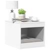 VidaXL Cat Litter Box Furniture White Engineered Wood 857760