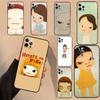 Чехол для телефона Yoshitomo Nara для iPhone 17 16 15 14 13 12 11 Pro Max mini 16 Plus 16e 17 Air Защитная крышка