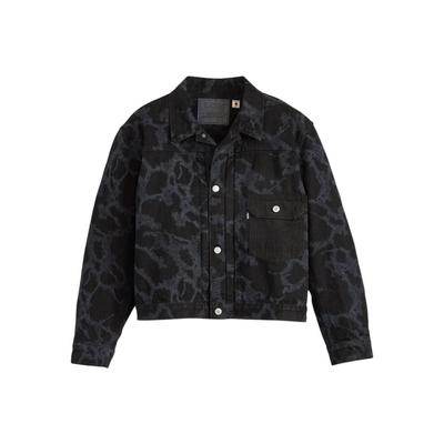 Levis Bluetab™ Series FW25 Куртка свободного кроя с принтом по всей поверхности и одним карманом Мужская куртка A9137-0002