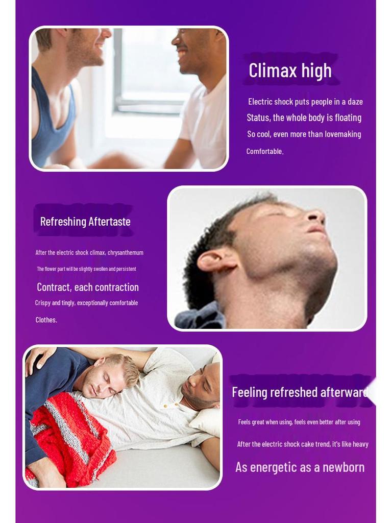 Вибратор с тремя моторами Miao Yin Fang: Электрический анальный плаг для стимуляции простаты у мужчин и женщин.