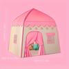 Children's Princess Play Tent,Large Indoor Playhouse with Pink Floral Design,Durable Polyester Fabric & Sturdy Steel Frame,gift for Boys & Girls