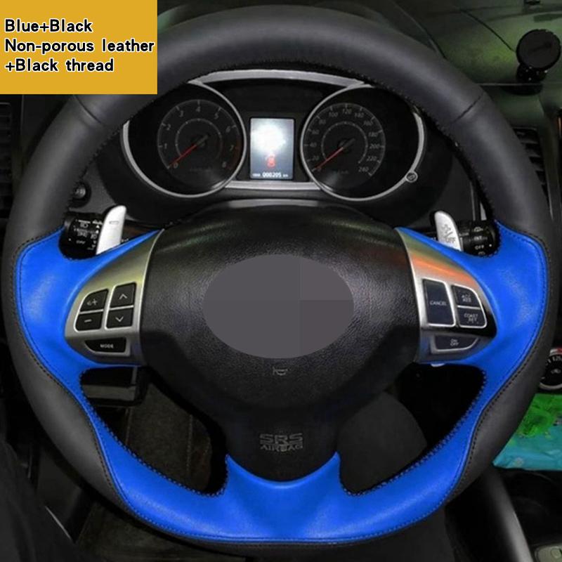 Оплетка на руль автомобиля 100% Подходит для Mitsubishi Lancer EX 10 Lancer X Outlander ASX Colt Pajero Sport Автомобильные товары