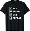 Eat Sleep Repeat Audio Engineer Sound Technician Tee Unisex T-shirt