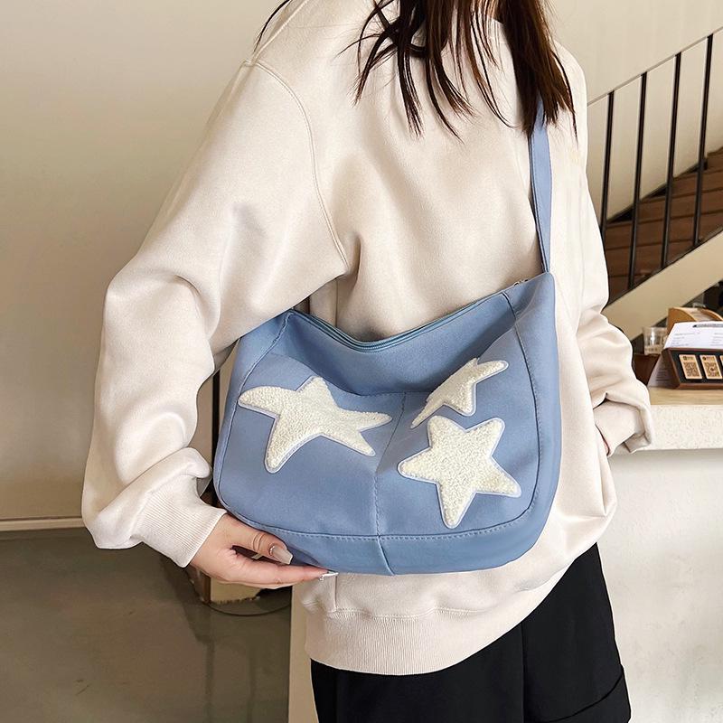 2023 Осень Женская Сумка-тоут большой вместимости - Повседневная для колледжа и поездок на работу, сумка кроссбоди