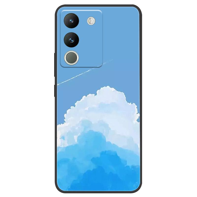 Чехол для VIVO V29E V2317 Защитный чехол для камеры Для телефона VIVO Y200 5G Мягкий силиконовый TPU Задняя крышка V2307 Ударопрочный Fundas