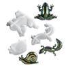 Diy Epoxy Resin Mold Frog Lizard Molds Animal Ornament Silicone Mold