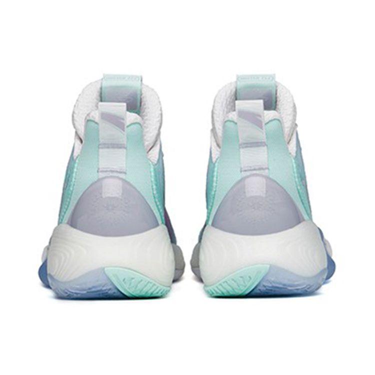 Anta Баскетбольные кроссовки Bubble Cushion Shock Absorbing Non-Slip Durable Low-Top для мужчин, кроссовки, зеленые, фиолетовые, белые 112211603Q-1