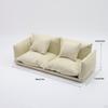 Miniature Dollhouse Sofa Couch 1:12 Scale Mini Furniture Toy Model with Pillow