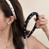 2pc European and American Retro Black White Dot Headband Hair Bands Hairband for Women Girls Holiday Korean Hair Accessories