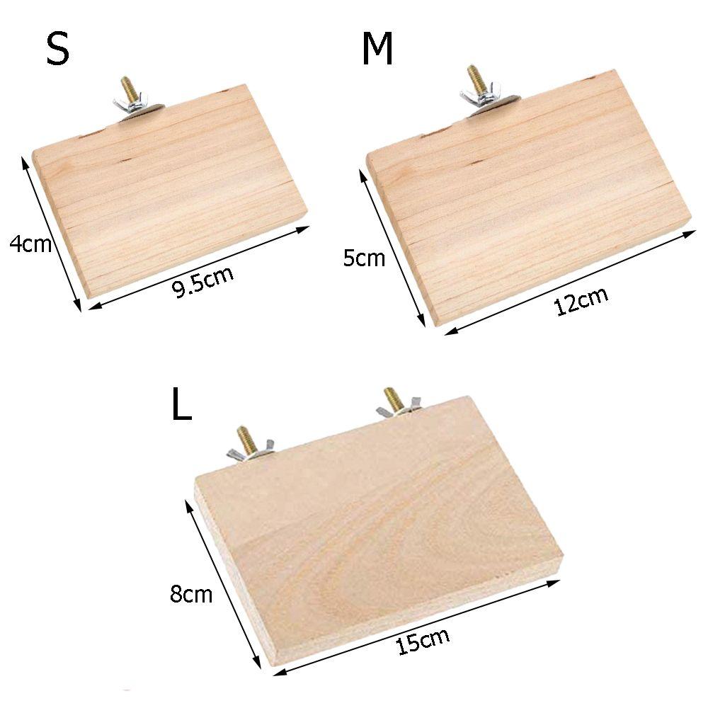 Клетка для волнистого попугайчика и хомяка Измельчитель лап Товары для домашних животных Стойка для попугая Насесты для птиц Платформа Деревянная подставка Платформа