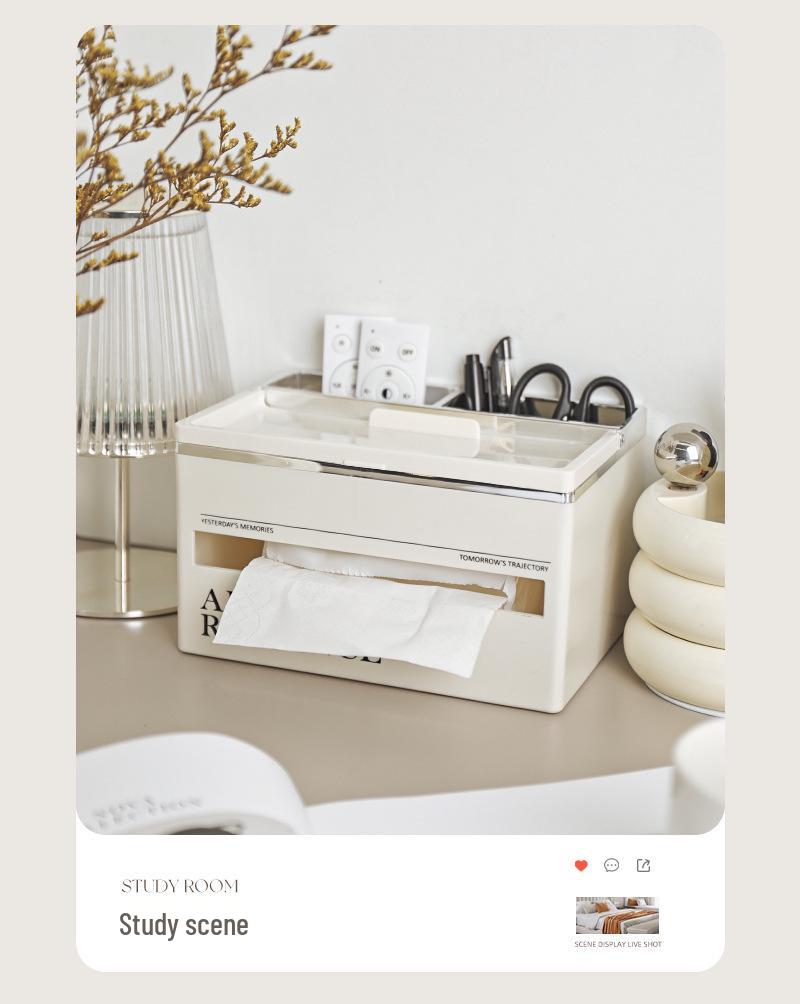 Роскошная многофункциональная коробка для салфеток для гостиной и кухни - Стильное решение для хранения