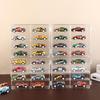 Настенный ящик для хранения машинок Hot Wheels: Без сверления, Стойка для демонстрации маленьких моделей автомобилей, Прозрачный органайзер для детских игрушек