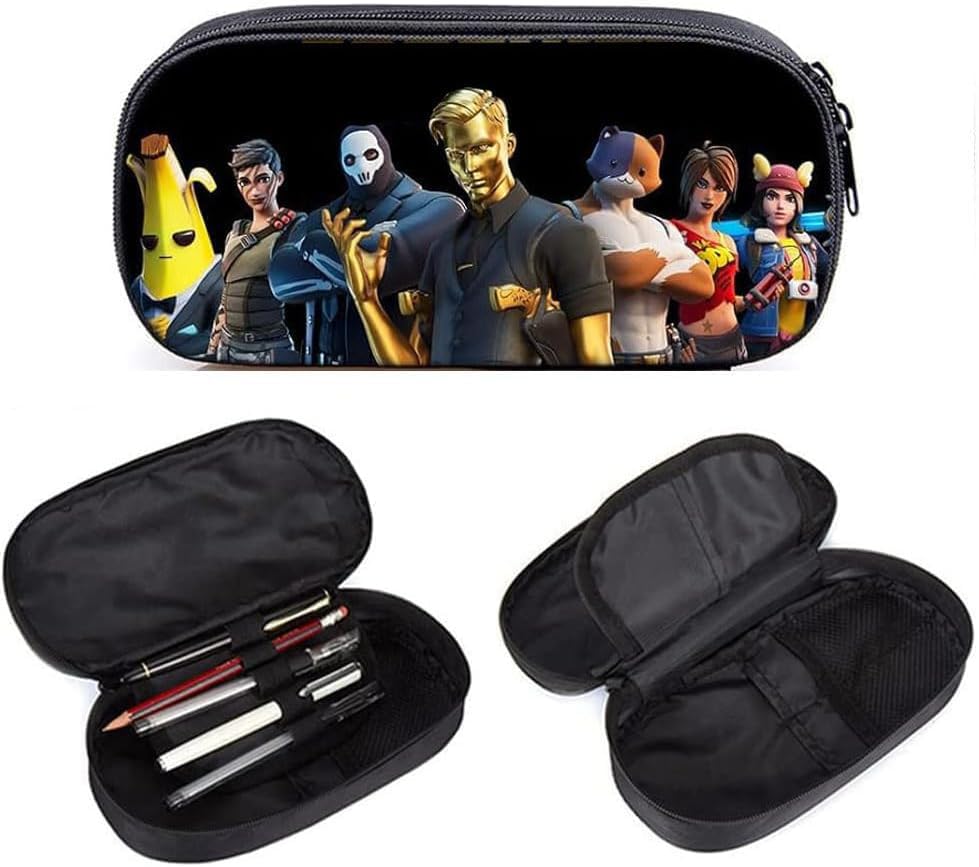 Unofficial Pencil Case, Pencil Case, Cosmetic Pouch, Stationery Storage, Lightweight, Multifunctional, Large Capacity, Unisex, School, Elementary Scho