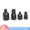 1/4 3/8 1/2 3/4 Ratchet Wrench Socket Converter Sleeve Head Adapter Chrome Molybdenum Steel Socket Adapter Spanner Hand Tools