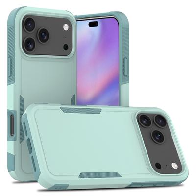 Бронированный противоударный чехол-защита Defender для iPhone 17 Pro Max 17Air 17 Pro 17 PC+TPU Ударопрочный Гибридный Прочный Защитный Чехол