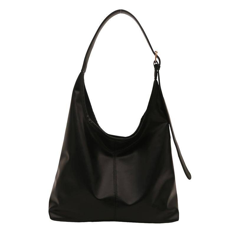 Простая и вместительная повседневная сумка через плечо, мягкая поверхность, высококачественный темперамент, сумка для поездок на работу, модная женская сумка.