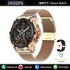 SACOSDING SA117 Smart Watch Always On Display NFC Bluetooth Call Voice Assistant 466*466 AMOLED Screen Sports Fitness Smartwatch