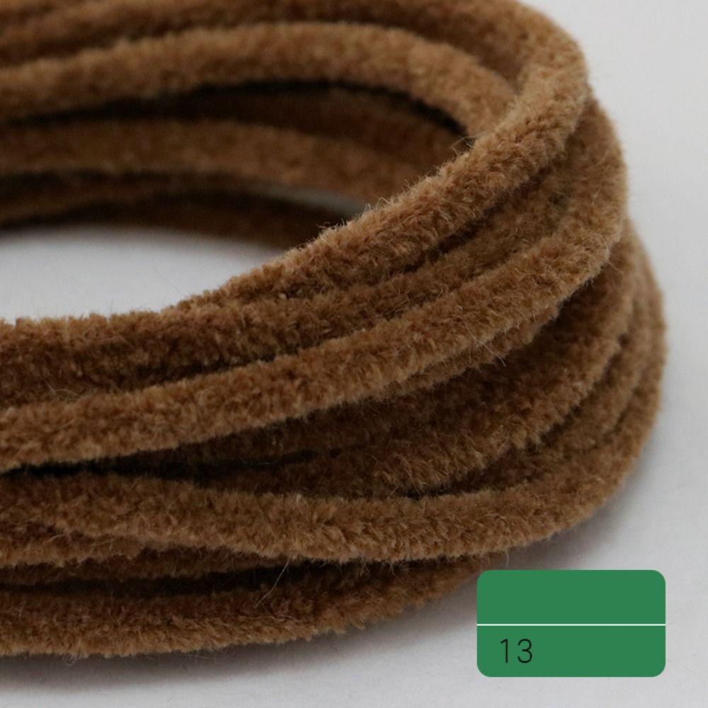 Colored Wool Handmade Twisted Rod Plush Handmade Chenille Stem  Puppy Toy