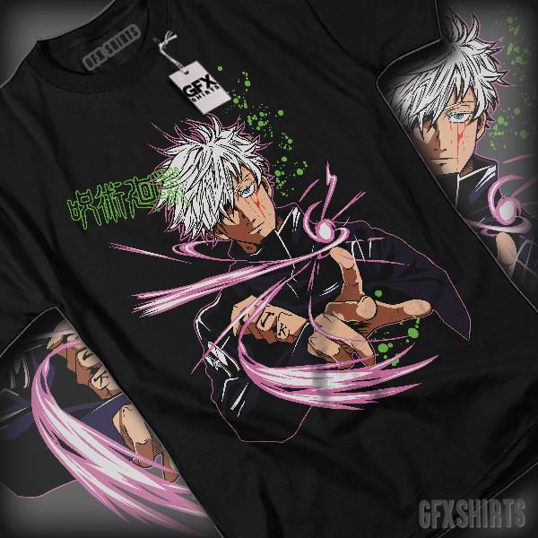 Jujutsu Kaisen Shirt Geto Suguru Gojo Anime Manga Graphic Design T-Shirt