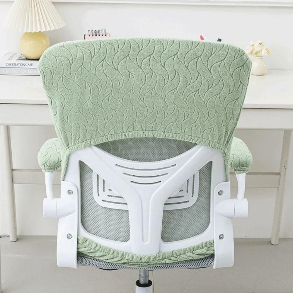 4 шт./комплект Эластичный чехол для офисного кресла Нескользящий чехол на сиденье стула Пылезащитные чехлы для мебели