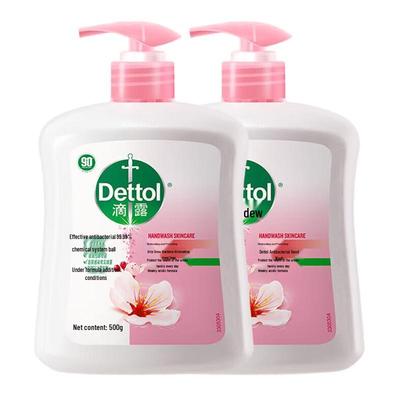 Dettol Увлажняющее антибактериальное мыло для рук - Цветочный аромат, Упаковка 2x500 г