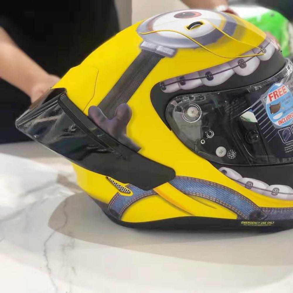 Carbon-look Motorcycle Rear Trim Helmet Spoiler For HJC RPHA 11 Helmet Accessories