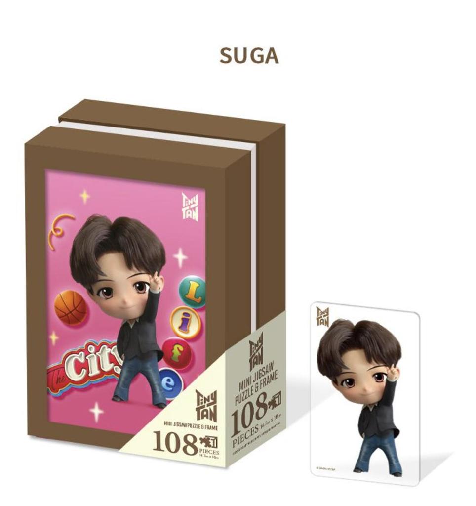 BTS Пазлы TINYTAN в рамке 108 шт. (7 вариантов)