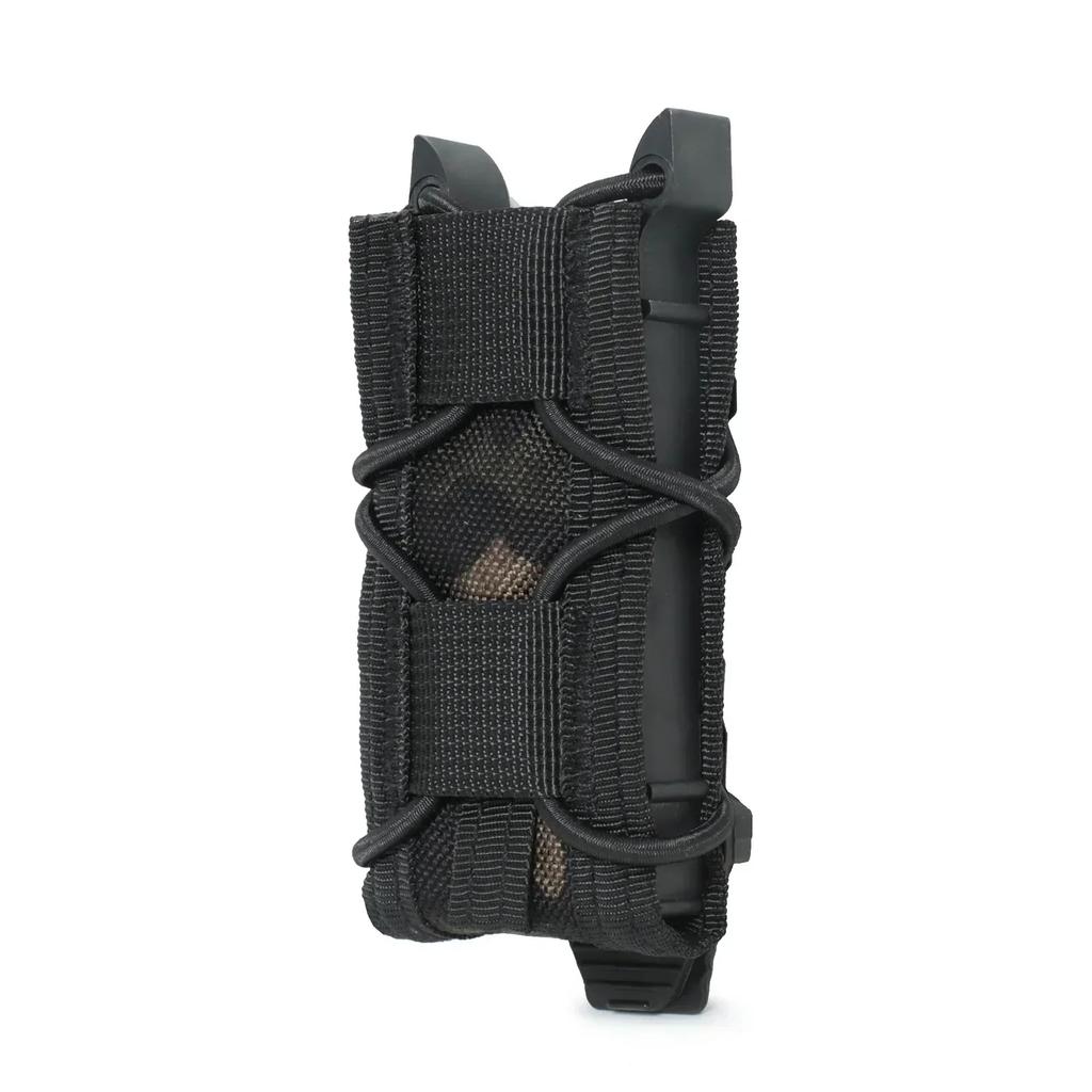 Magazine Pouch 9MM Pistol Single Mag Bag Molle Flashlight Pouches Torch Holder Hunting Knife Holster Shooting Airsoft