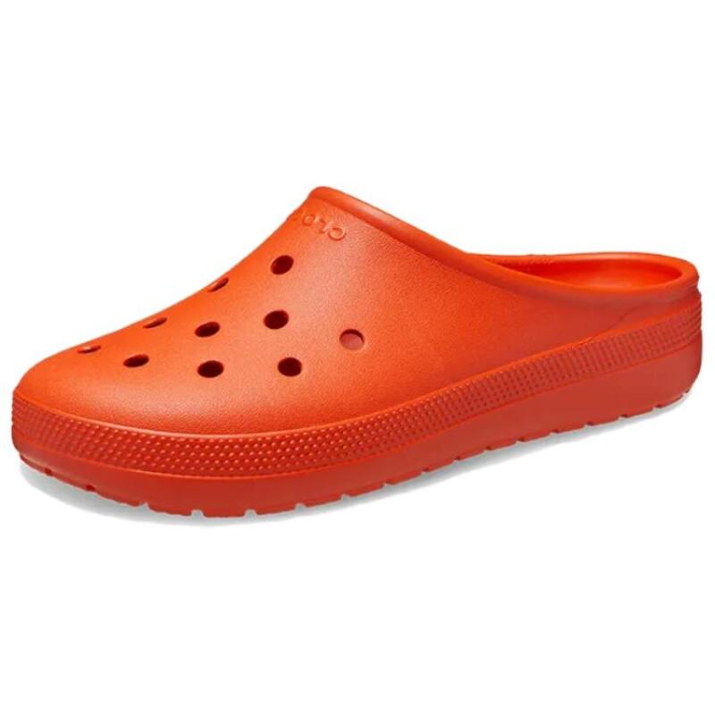 Crocs Классический комфорт Однотонные туфли с отверстиями Женские Оранжевые