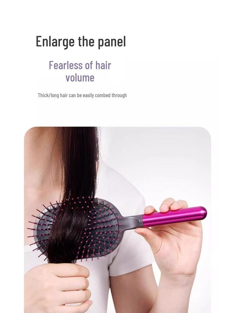 Портативная расческа-подушка с воздушной подушкой для укладки пышных волос – Массажная парикмахерская расческа для девочек