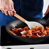 1 шт. Лопатка для готовки из силикона с ручкой из буковой древесины, перемешиватель для салата, черпак для кастрюли для домашней кухни
