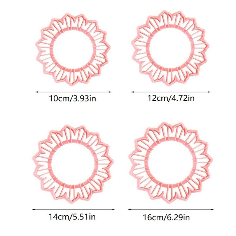 Pasta Cut Flower Mold Baking Mold Pastry Cutter Dough Cookie Press Cake Biscuit Stamp Moulds Kitchen Baking Tools