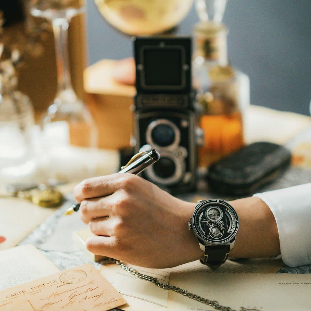 Автоматические часы TWIN LENS TS2002A Коричневый [Налог] Мужские